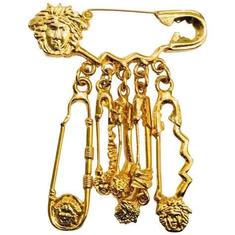 versace safety pins|versace pins for sale.